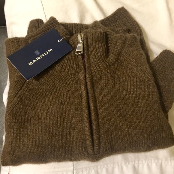 barnum Other - Barnum 1/2 zip 100% Cashmere sweater sz 2T